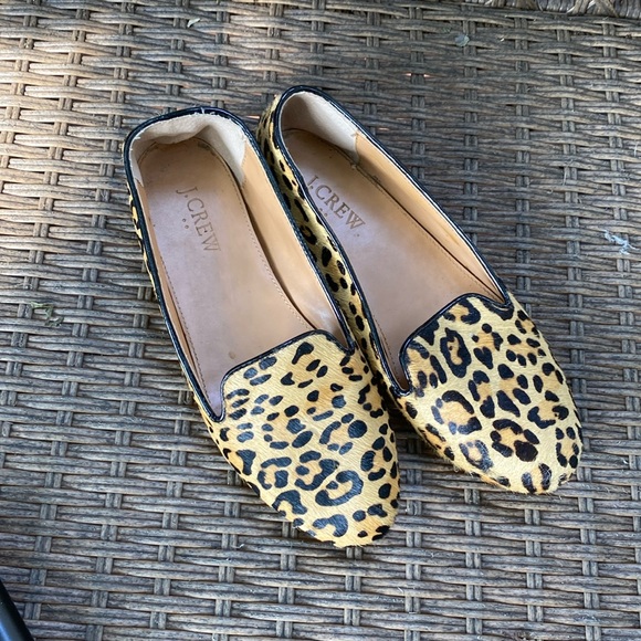 J Crew Leopard Flats 6.5 - Picture 4 of 8